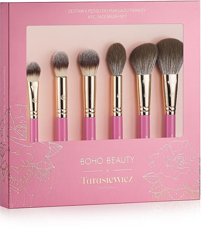 Make-up-Pinsel-Set 6 St. - Boho Beauty Makeup Brush Set  — Bild N1