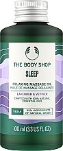 Entspannendes Schlafmassageöl mit Lavendel und Vetiver - The Body Shop Sleep Relaxing Massage Oil — Bild N1