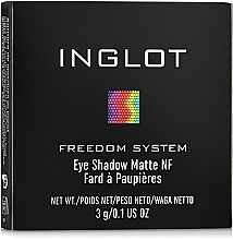 Düfte, Parfümerie und Kosmetik Lidschatten - Inglot Freedom System Matte Eye Shadow NF