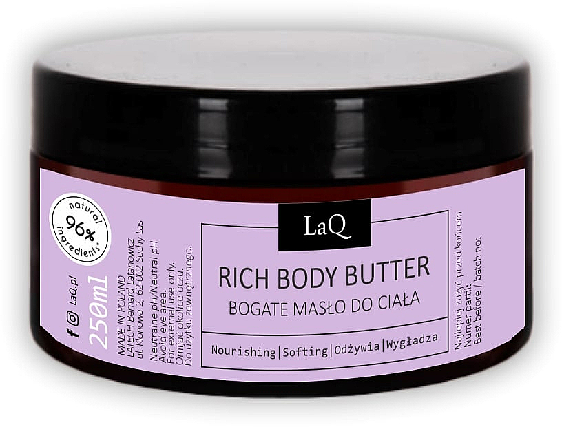Körperbutter - LaQ Rich Body Butter — Bild N1