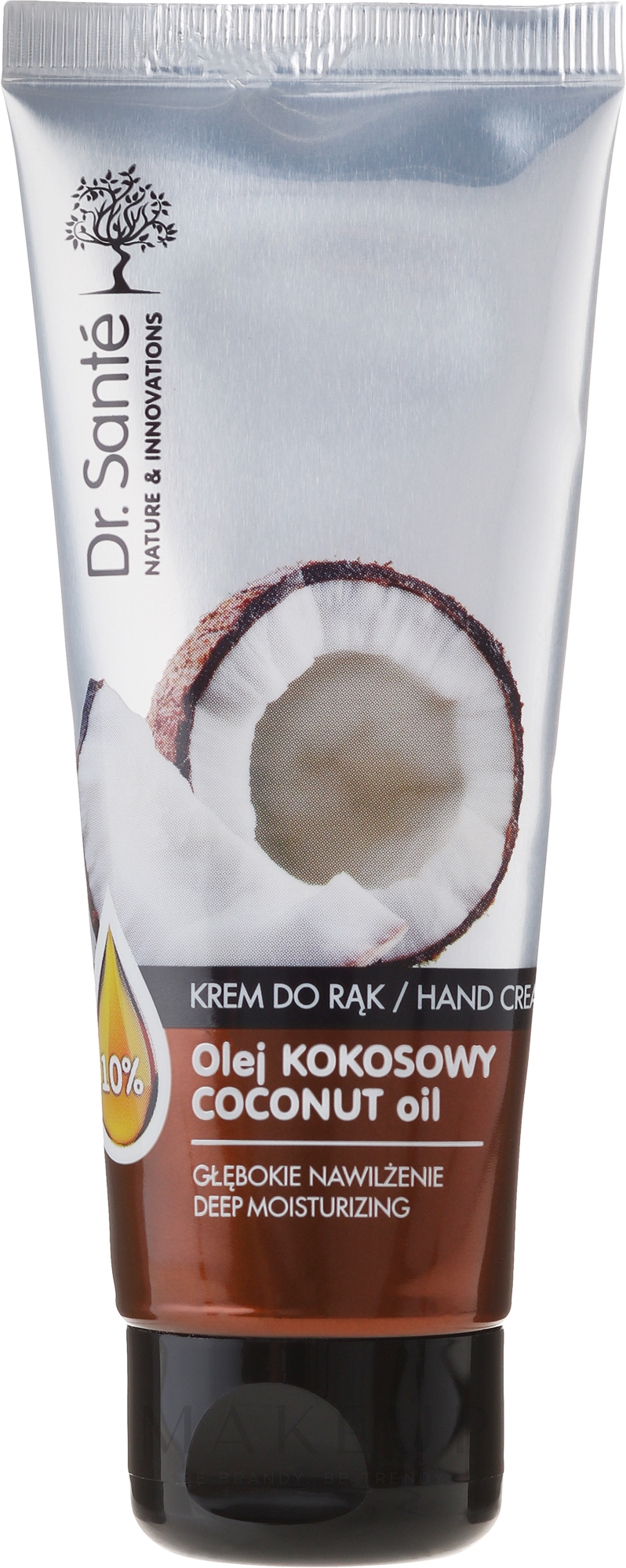 Feuchtigkeitsspendende Handcreme - Dr. Sante Hand Cream Coconut Oil — Bild 75 ml