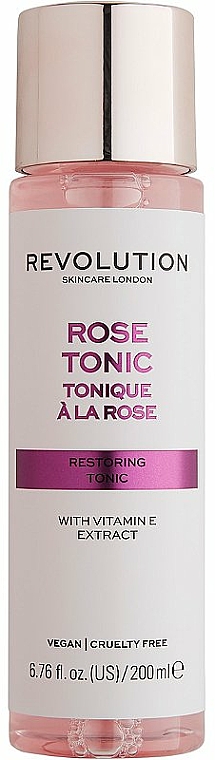 Regenerierendes Gesichtstonikum mit Rosenblüten- und Vitamin-E-Extrakt - Revolution Skincare Rose Tonic — Bild N1