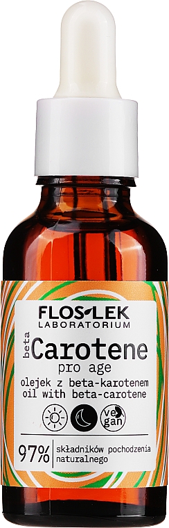 Gesichtsöl mit Beta-Carotin - Floslek Beta Carotene Oil — Bild N1