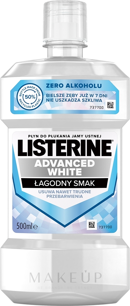 Mundspülung für weißere Zähne - Listerine Advanced White — Foto 500 ml