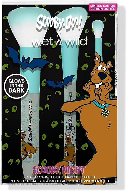 Wet N Wild x Scooby Doo Scooby Night 3-Piece Makeup Brush Set  - Make-up-Pinsel-Set 3-tlg. — Bild N1