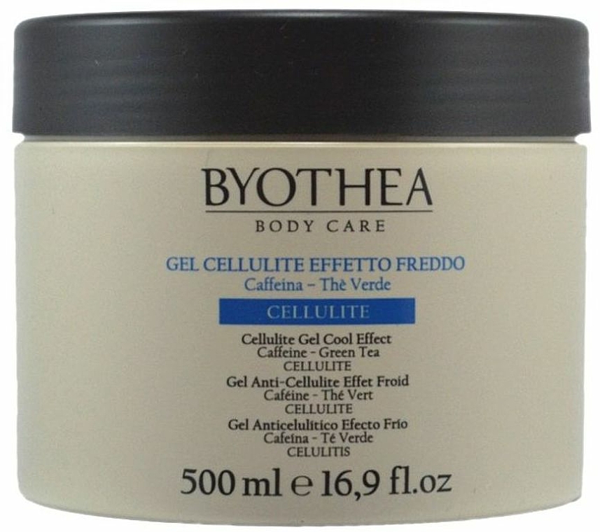 Anti-Cellulite Kühlgel für den Körper mit Koffein - Byothea Anti-cellulite Gel Cooling