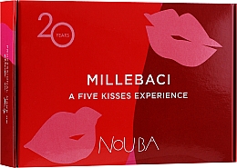 Düfte, Parfümerie und Kosmetik Lippenpflegeset №1 (Lippenstift 5x6ml) - NoUBA Millebaci Box Set 5 Kisses Experience