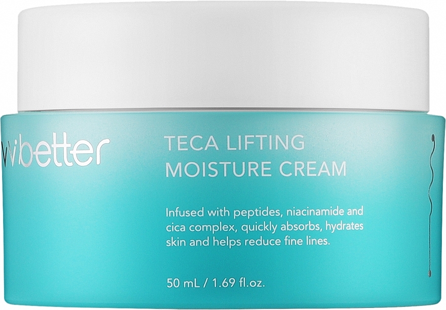 Feuchtigkeitsspendende Gesichtscreme mit Peptiden - Vvbetter Teca Lifting Moisture Cream — Bild N1