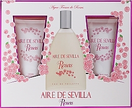 Düfte, Parfümerie und Kosmetik Instituto Espanol Aire de Sevilla Rosas - Duftset (Eau de Toilette 150ml + Körpercreme 150ml + Duschgel 150ml)