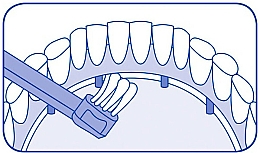 Einbüschelbürste CS 708 violett - Curaprox CS 708 Implant — Bild N5