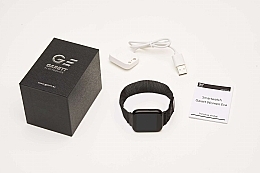 Smart-Armbanduhr für Damen aus Stahl schwarz - Garett Smartwatch Women Eva — Bild N4