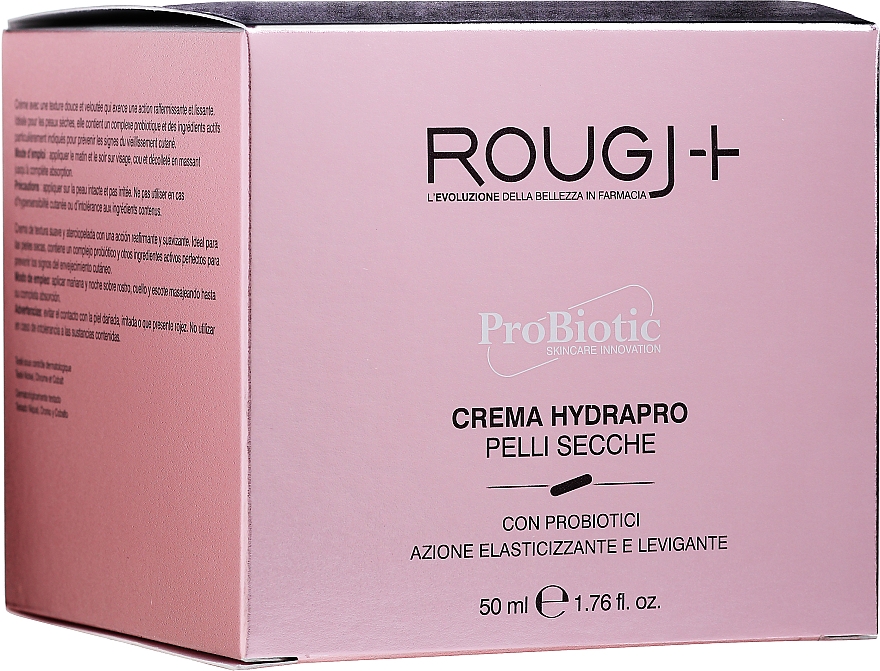 Gesichtscreme für trockene Haut - Rougj+ ProBiotic Crema Hydrapro — Bild N1