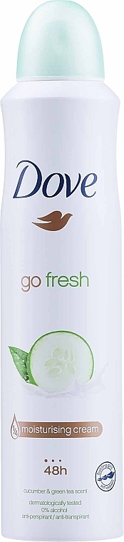 Deospray Antitranspirant - Dove Go Fresh Cucumber & Green Tea Scent Antiperspirant Deodorant — Foto N3