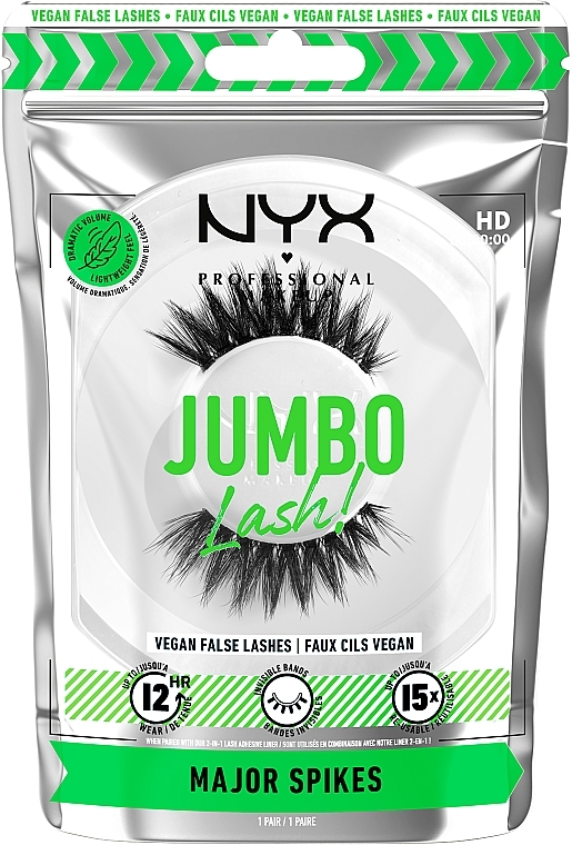Künstliche Wimpern - NYX Professional Makeup Jumbo Lash! Major Spikes — Bild N1