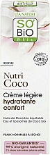 Düfte, Parfümerie und Kosmetik Feuchtigkeitsspendende Gesichtscreme - So'Bio Etic Nutri Coco Light Moisturiser