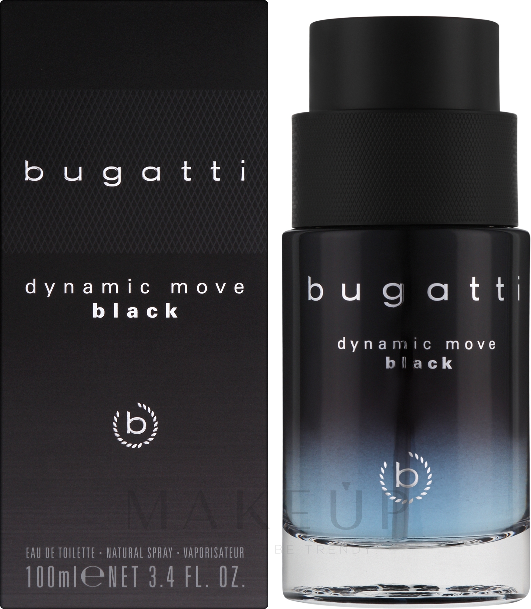 Bugatti Dynamic Move Black - Eau de Toilette — Bild 100 ml