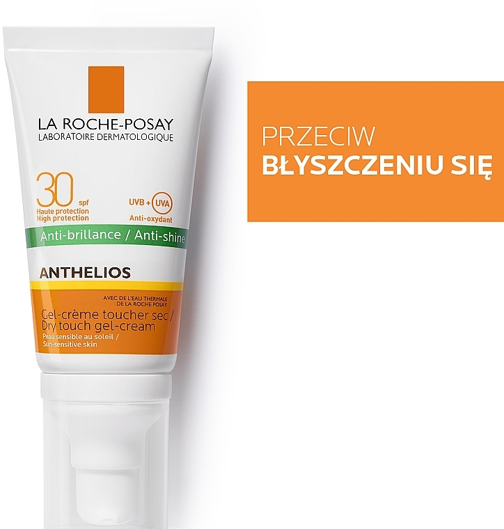 Mattierende Gesichtsgel-Creme für empfindliche Haut SPF 30 - La Roche-Posay Anthelios XL Gel-Cream SPF30 — Bild N6