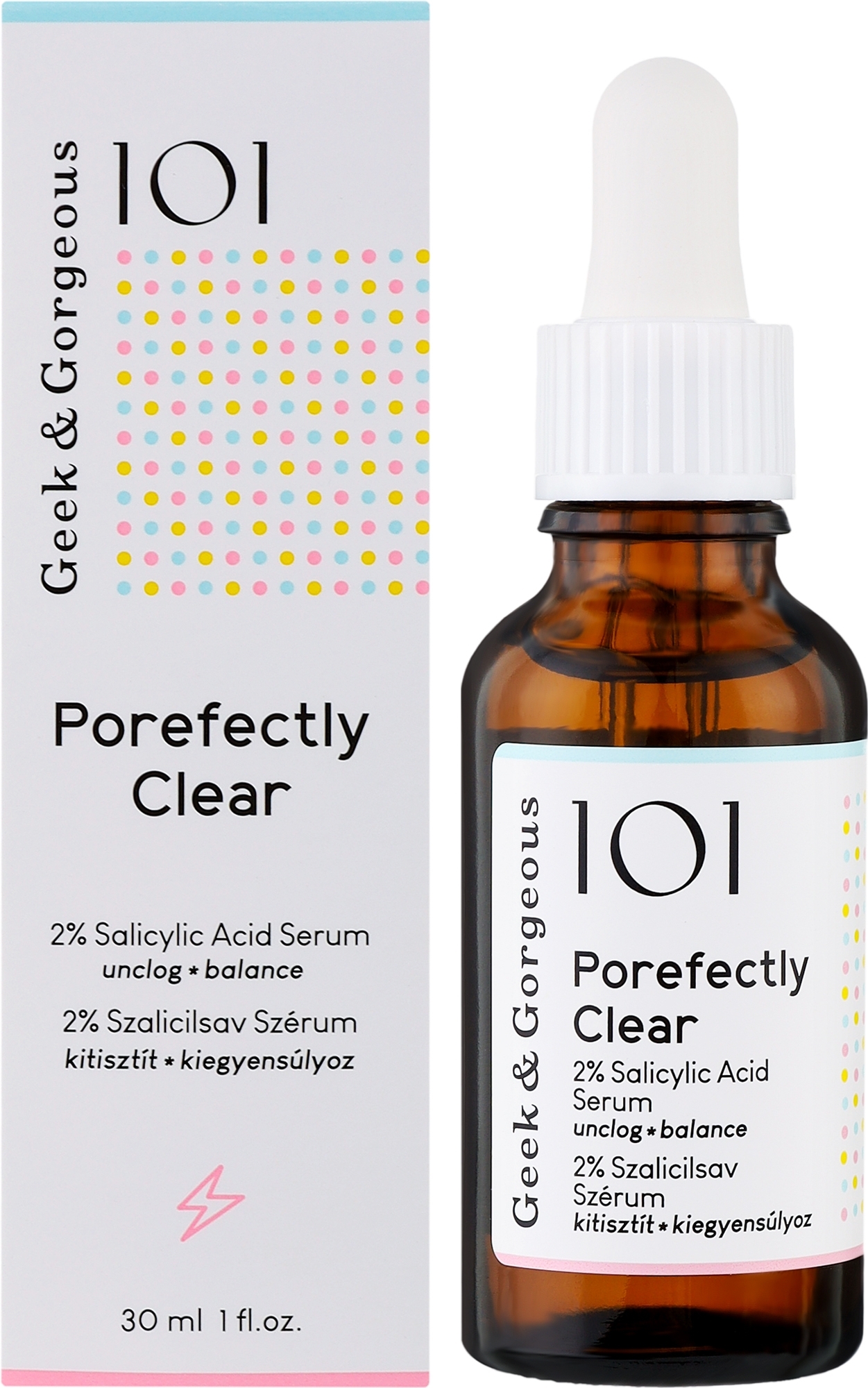 Serum für das Gesicht mit Salicylsäure 2 % - Geek & Gorgeous Porefectly Clear 2 % Salicylic Acid Serum — Bild 30 ml