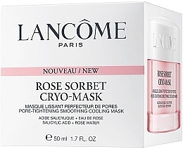 Porenverfeinernde, glättende und kühlende Gesichtsmaske mit Salicylsäure und Rosenwasser - Lancome Rose Sorbet Cryo-Mask — Bild N3