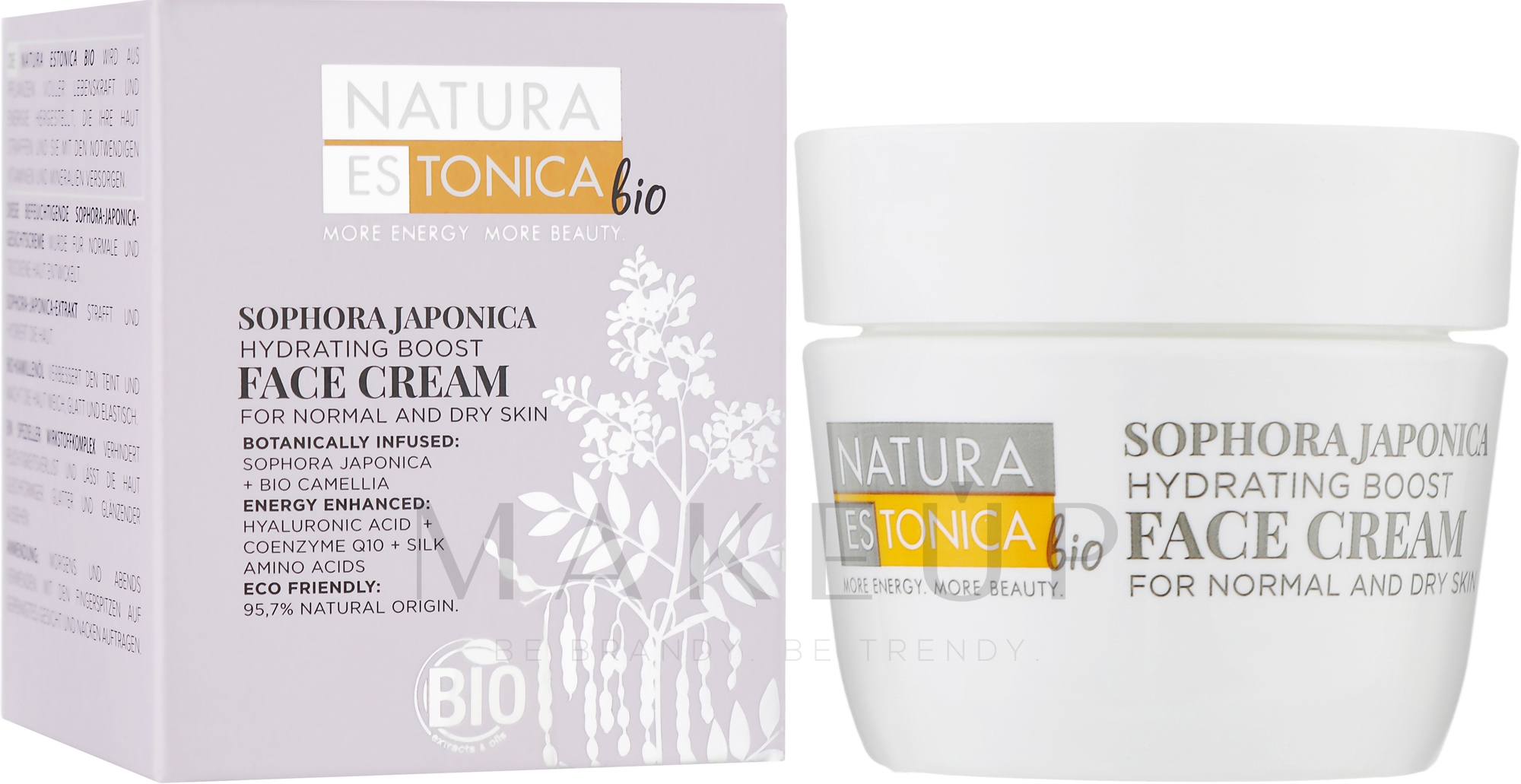 Feuchtigkeitsspendende Gesichtscreme mit japanischem Schnurbaum - Natura Estonica Sophora Japonica Face Cream — Bild 50 ml