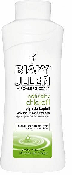 Hypoallergener Badeschaum mit Chlorophyll - Bialy Jelen Hypoallergenic Bath Lotion — Bild N1