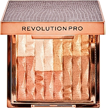 Düfte, Parfümerie und Kosmetik Highlighter-Puder mit Bronzer - Revolution Pro Goddess Glow Shimmer Brick Bronzer