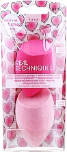 Schminkschwamm pink, hellrosa 2 St. - Real Techniques Miracle Complexion Sponge + Miracle Powder Sponge For Liquid + Powder Makeup 04157 — Bild N1