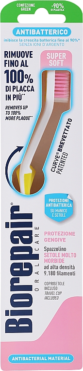 Zahnbürste weich gelb-weiß - Biorepair Oral Care Pro — Bild N1