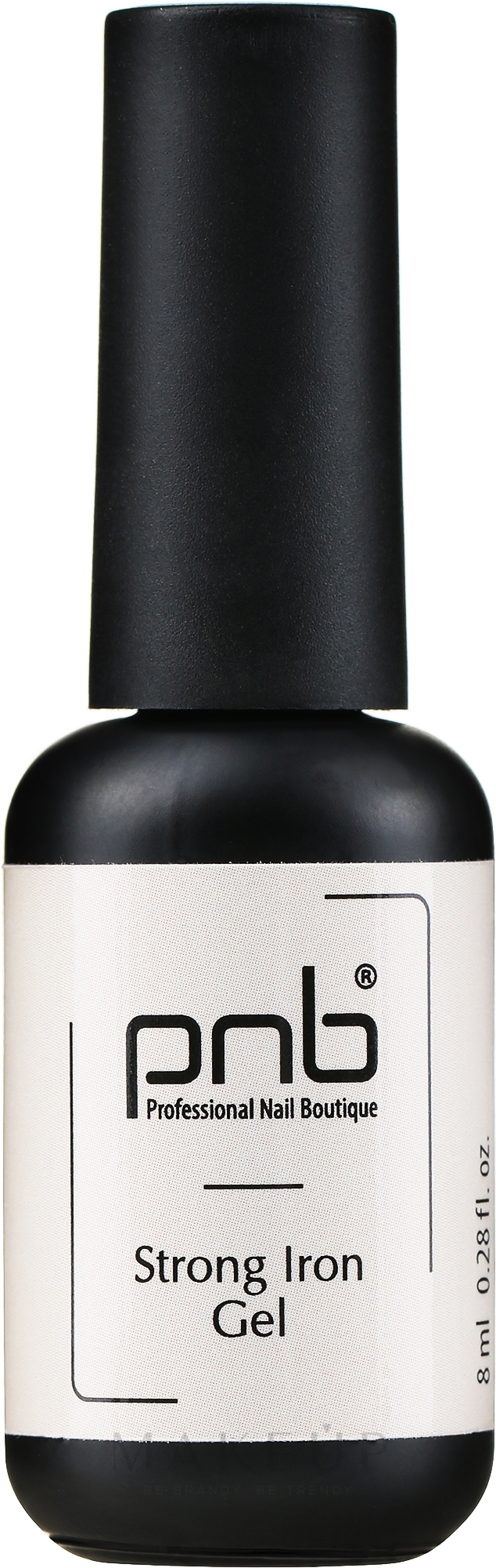 Aufbaugel für die Nägel - PNB UV/LED Strong Iron Gel — Bild 8 ml