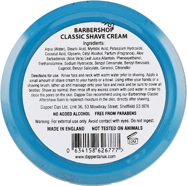 Rasiercreme - Dapper Dan Classic Shave Cream — Bild N5