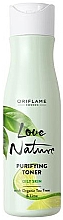 Reinigendes Gesichtstonikum mit Teebaum und Limette - Oriflame Love Nature Purifying Toner With Organic Tea Tree&Lime — Bild N1