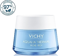Intensiv und lang anhaltende feuchtigkeitsspendende Gesichtscreme - Vichy Aqualia Thermal Rich Cream — Bild N2