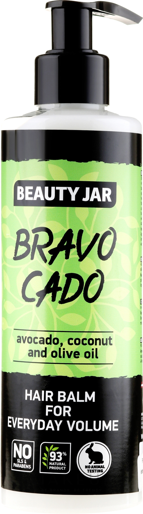 Volume Conditioner für täglichen Gebrauch mit Avocado, Kokos und Olivenöl - Beauty Jar Hair Balm For Everyday Volume — Foto 250 ml