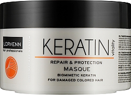 Maske für geschädigtes und coloriertes Haar - Lorvenn Keratin Vitality Repair & Energy Masque — Bild N1