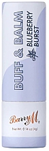 Lippenbalsam-Peeling Blaubeeren - Barry M Buff & Balm Blueberry Burst — Bild N1