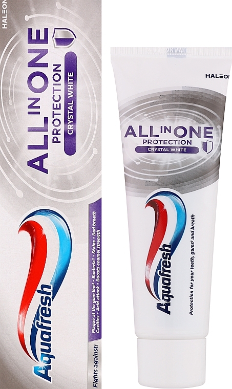 Zahnpasta - Aquafresh All In One Crystal White — Bild N2