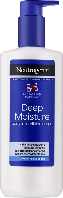 Intensiv feuchtigkeitsspendendes Fluid für Gesicht und Körper - Neutrogena Deep Moisture Body Lotion Crema Fluida — Bild N1