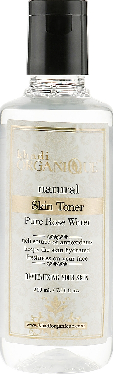 Natürliches Rosenwasser für Haut und Haare - Khadi Organique Rose Water Skin Toner — Bild N1