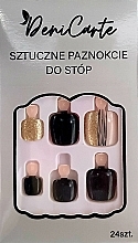 Künstliche Zehennägel 24 St. - Deni Carte Nails 7233  — Bild N1