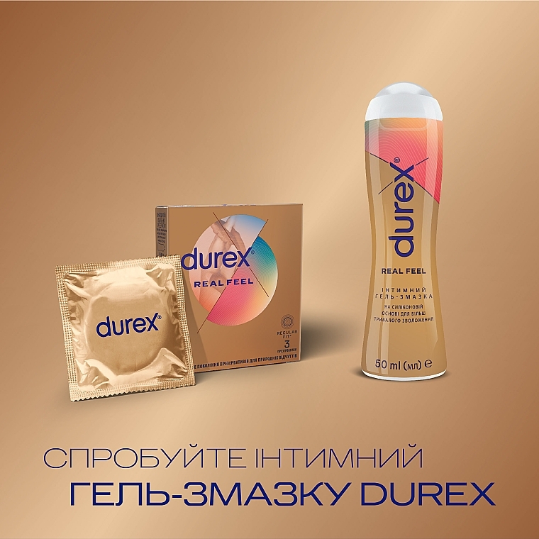 Kondome aus RealFeel-Material 3 St. - Durex Real Feel — Bild N5