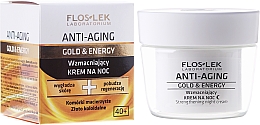 Düfte, Parfümerie und Kosmetik Stärkende Nachtcreme mit kolloidalem Gold 40+ - Floslek Anti-Aging Gold & Energy Strengthening Night Cream