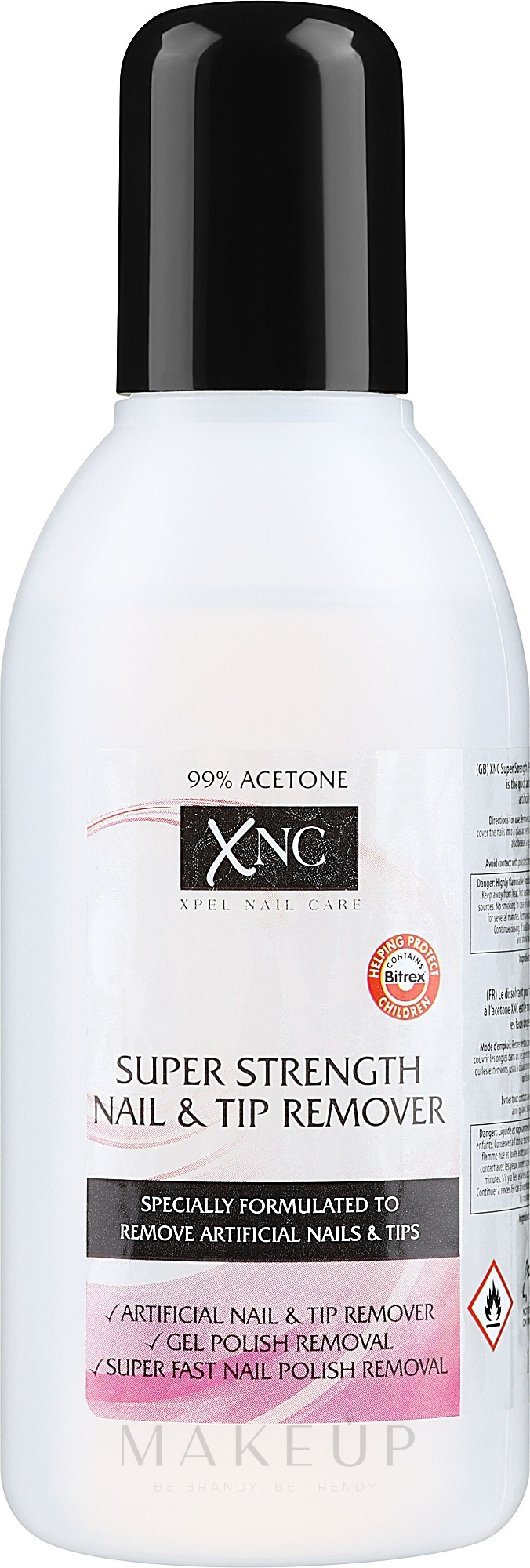 Nagellackentferner für Acryl- und Gelnägel - Xpel Marketing Ltd XNC Nail Care Super Strength Nail & Tip Remover — Bild 150 ml