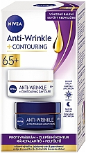Set - Nivea Anti-Wrinkle+Contouring 65+ (d/cr/50ml + n/cr/50ml) — Bild N1