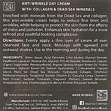 Collagen-Anti-Falten-Tagescreme - Dead Sea Collection Collagen Anti-Wrinkle Day Cream — Bild N3