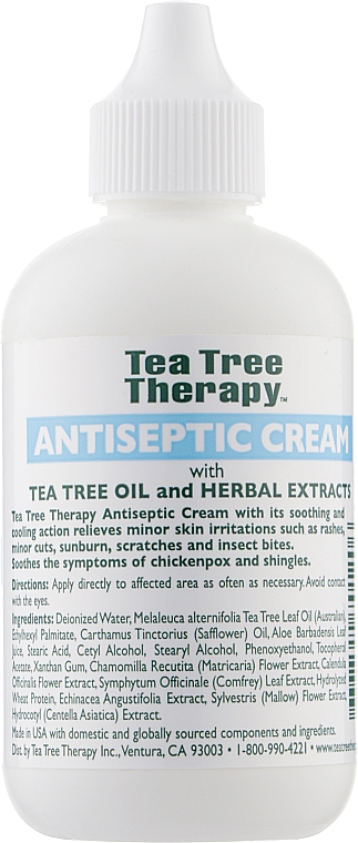 Antiseptische Creme mit Teebaumöl - Tea Tree Therapy Antiseptic Cream With Tea Tree Oil — Bild N2