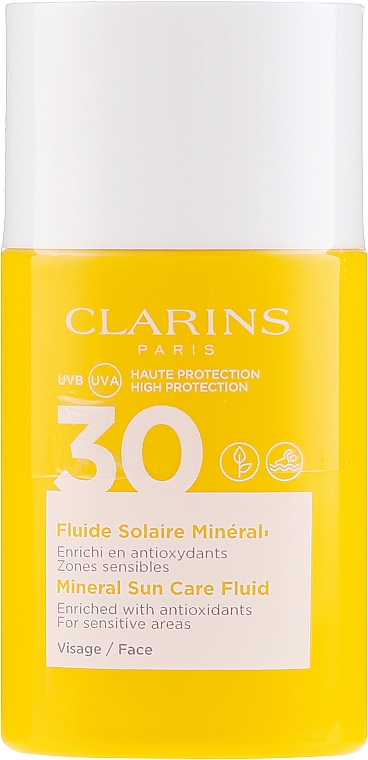 Sonnenschutz-Fluid für das Gesicht SPF 30 - Clarins Fluide Solaire Mineral Visage SPF 30 — Bild N2