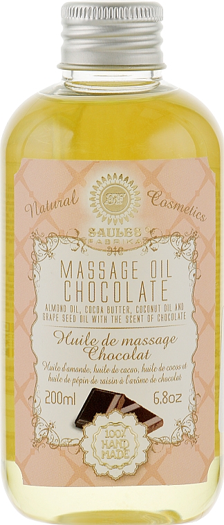 Massageöl Schokolade - Saules Fabrika Massage Oil — Bild N1