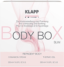 Düfte, Parfümerie und Kosmetik Körperpflegeset - Klapp Repagen Body Box Shape (Körpercreme 200ml + Körpergel 200ml)