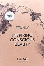Haarpflegeset - Lakme Teknia Retail Pack Body Maker (Shampoo 300ml + Haarbalsam 300ml + Haarspray 300ml) — Bild N1