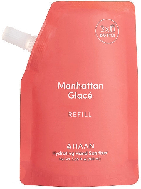 Händedesinfektionsmittel Refreshing Manhattan - HAAN Hydrating Hand Sanitizer Manhattan Glace (Refill)  — Bild N1